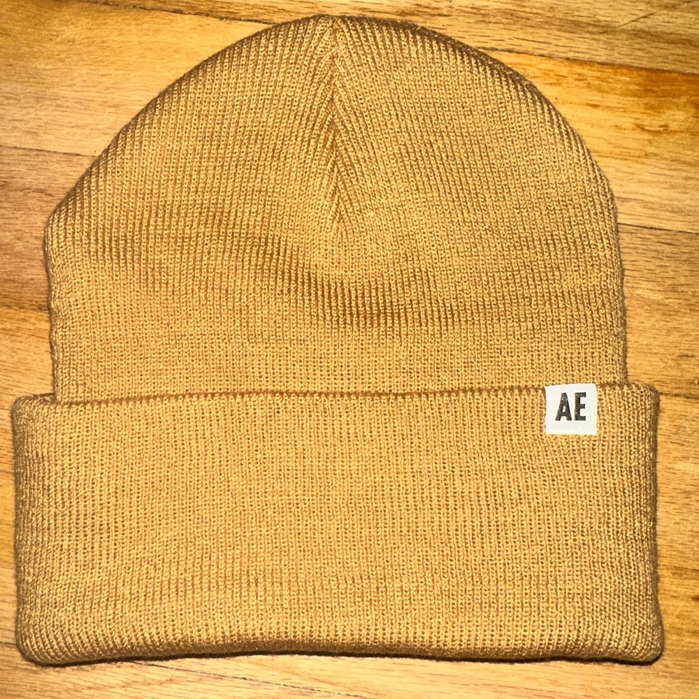American Eagle workwear beanie - never worn, tan